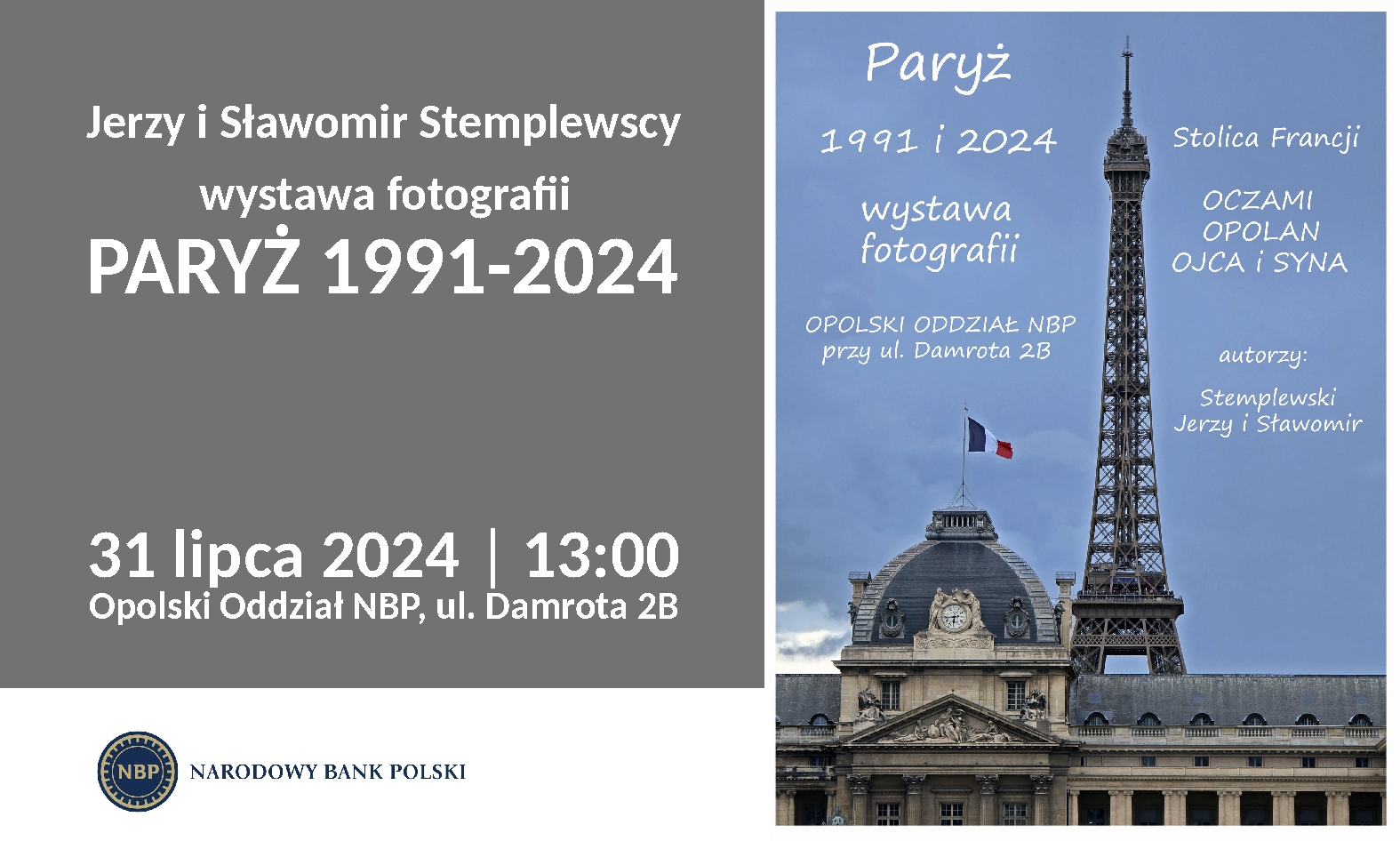 Zapraszamy | Opole | 31.07.2024 | 13:00