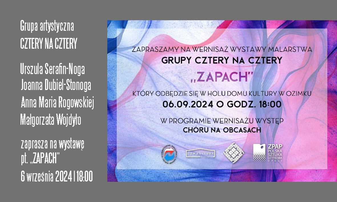 Zapraszamy | Ozimek | 6.09.2024 | 18:00