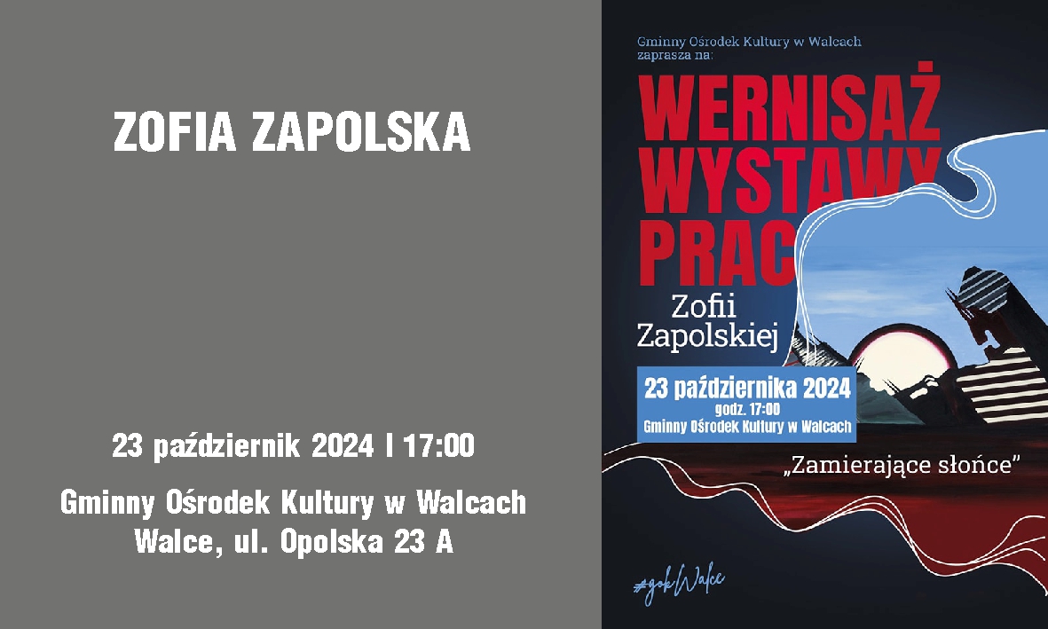 Zapraszamy | Walce | 23.10.2024 | 17:00