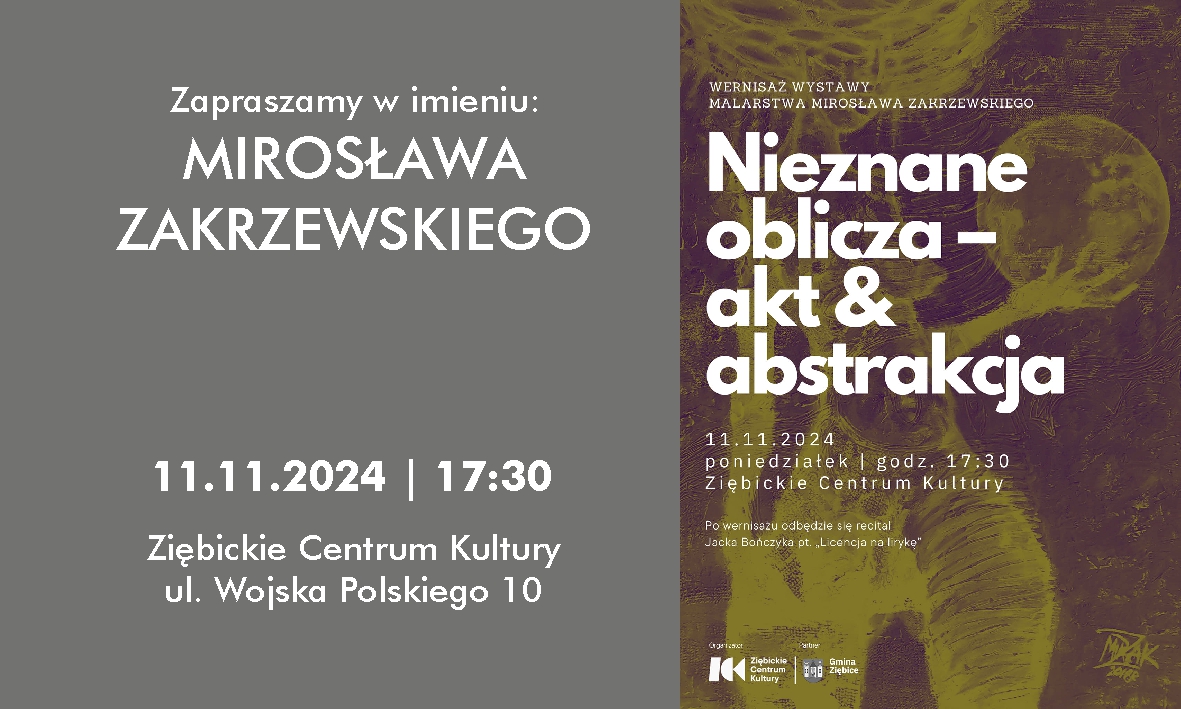 Zapraszamy | Ziębice | 11.11.2024 | 17:30