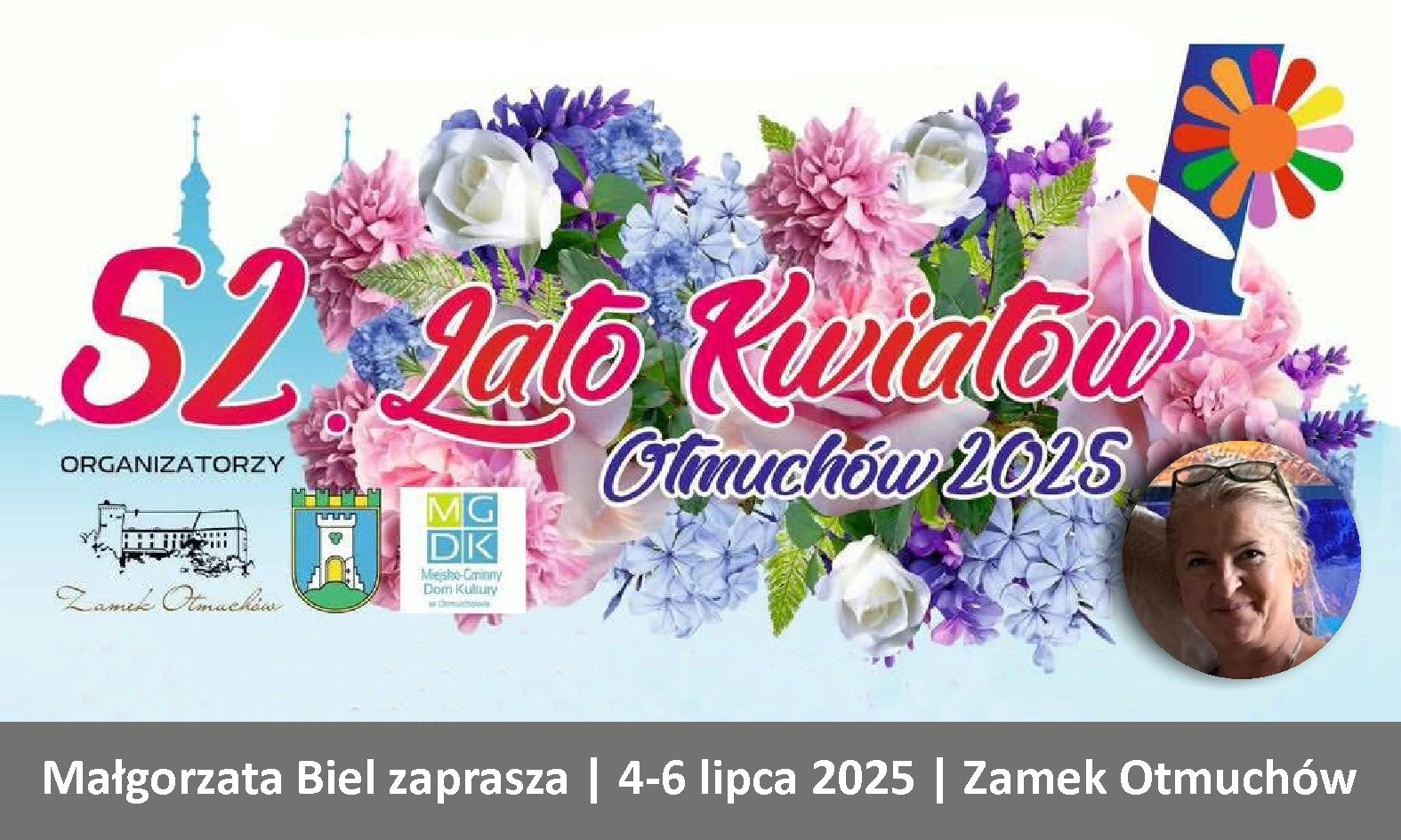 Małgorzata Biel zaprasza | Otmuchów | 4-6.07.2025 Małgorzata Biel zaprasza | Otmuchów | 4-6.07.2025