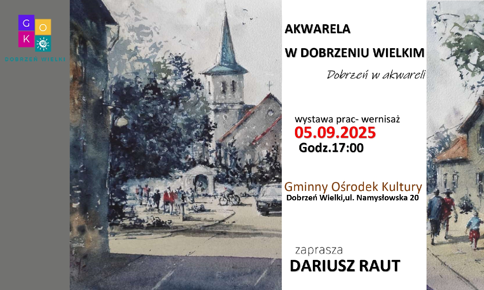 Dariusz Raut zaprasza | Dobrzeń Wielki | 05.09.2025 | 17:00 Dariusz Raut zaprasza | Dobrzeń Wielki | 05.09.2025 | 17:00
