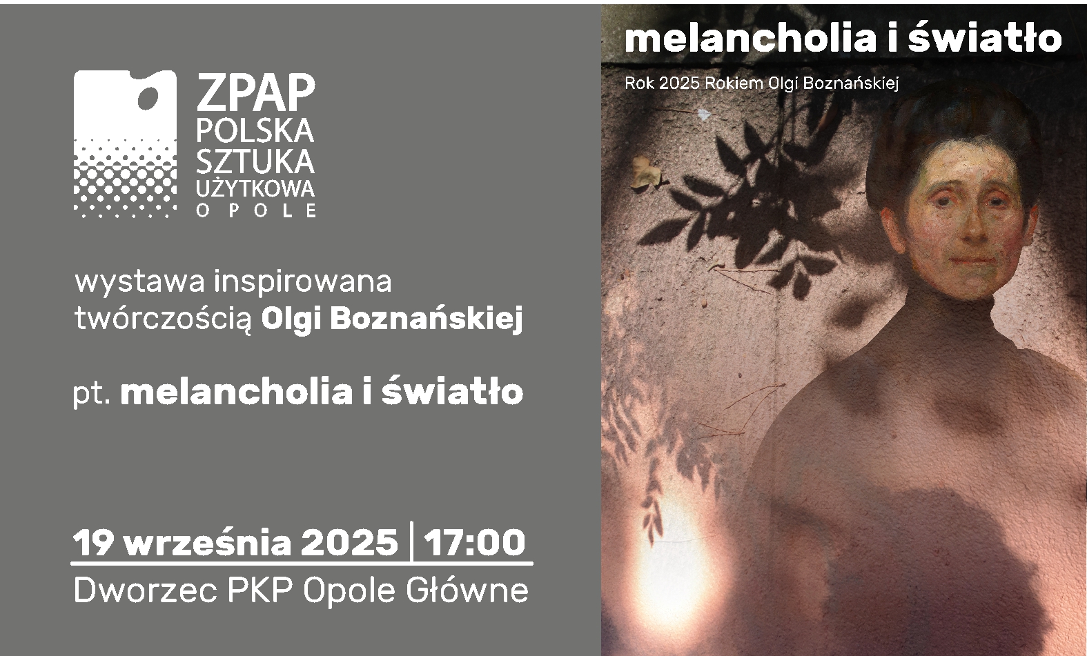 Wystawa ZPAP PSU Opole „Melancholia i światło” | Galeria PKP Opole | 19.09.2025 | 17:00