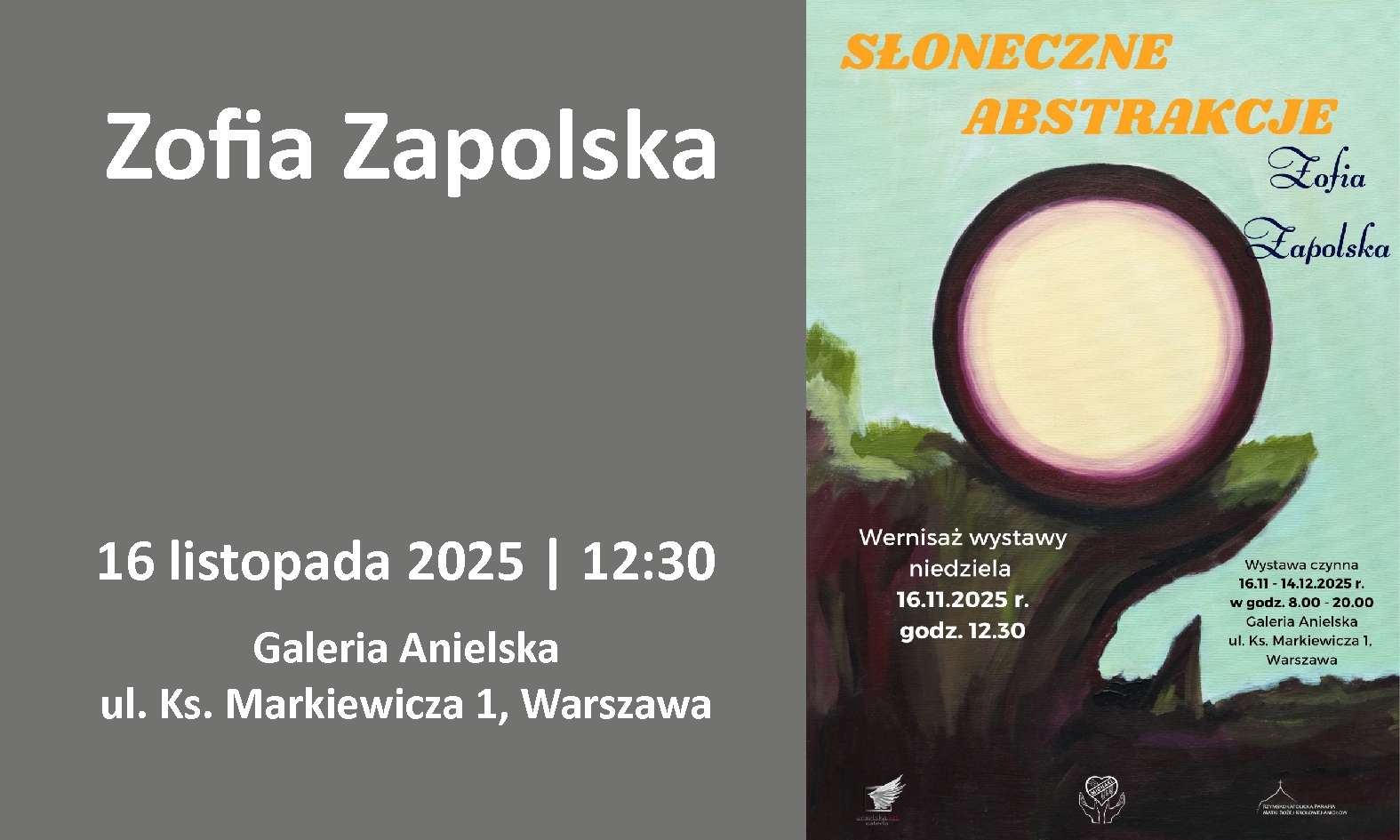 Zofia Zapolska zaprasza | Warszawa | 16.11.2025 | 12:30