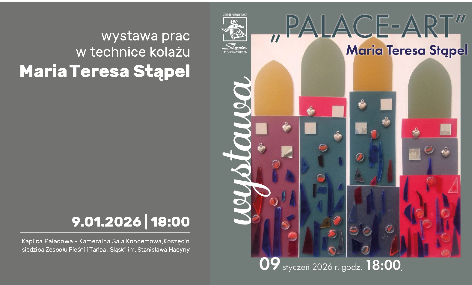 Maria Teresa Stąpel zaprasza | Koszęcin | 9.01.2026 | 18:00