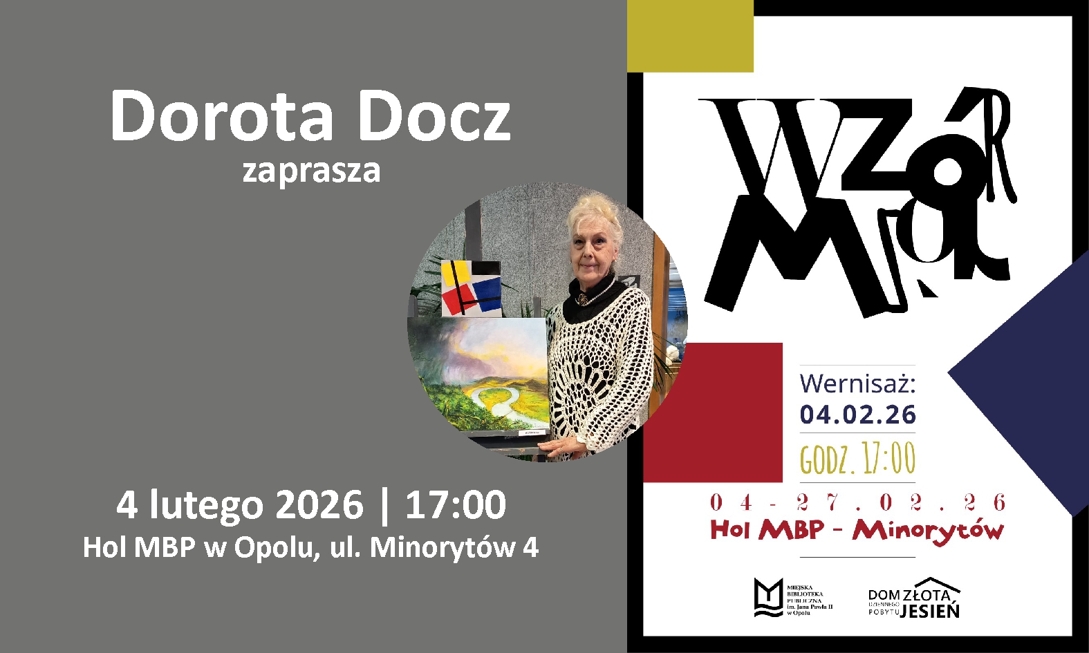 Dorota Docz zaprasza | Opole | 4.02.2026 | 17:00
