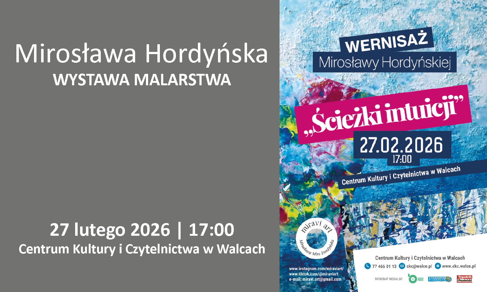 Mirosława Hordyńska zaprasza | Walce | 27.02.2026 | 17:00