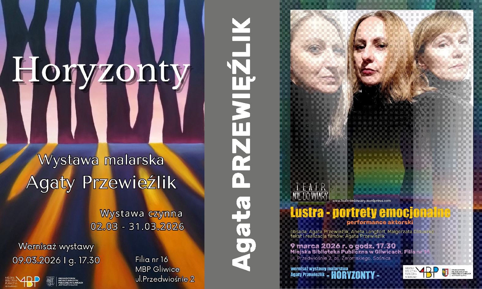 Agata Przewięźlik zaprasza | Gliwice | 9.03.2026 | 17:30