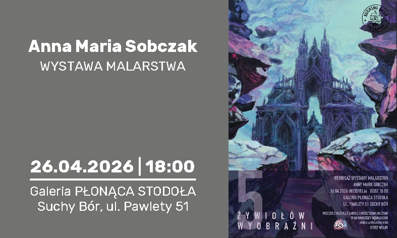 Anna Sobczak zaprasza | Suchy Bór | 26.04.2026 | 18:00
