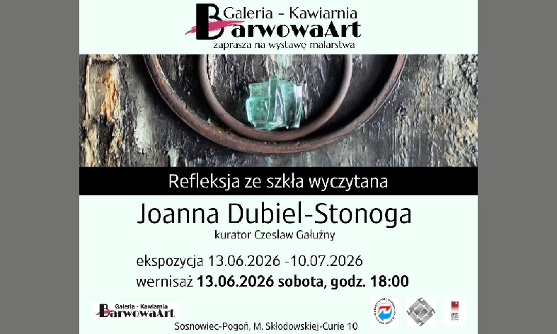 Joanna Dubiel-Stonoga zaprasza | Sosnowiec | 13.06.2026 | 18:00