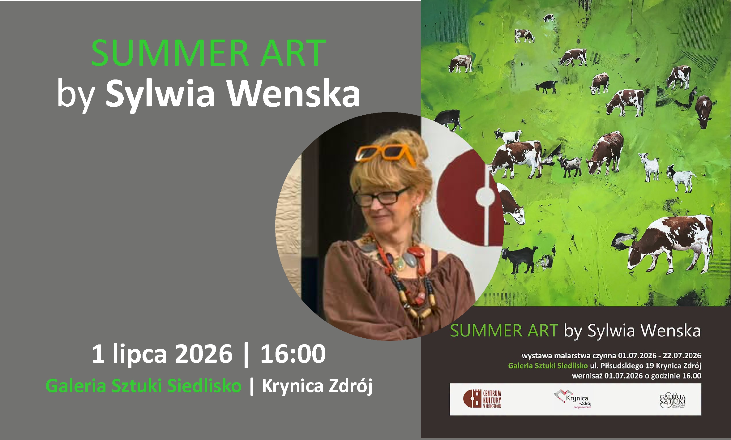 Sylwia Wenska zaprasza | Krynica Zdrój | 01.07.2026 | 16:00