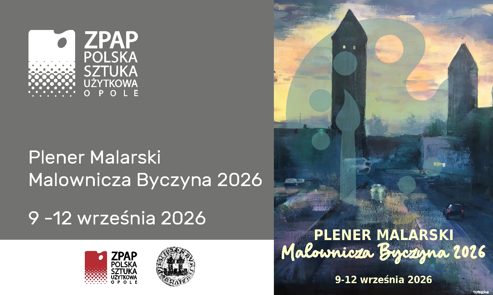 Nabór na Plener Malarski Malownicza Byczyna 2026 | 9-12.09.2026